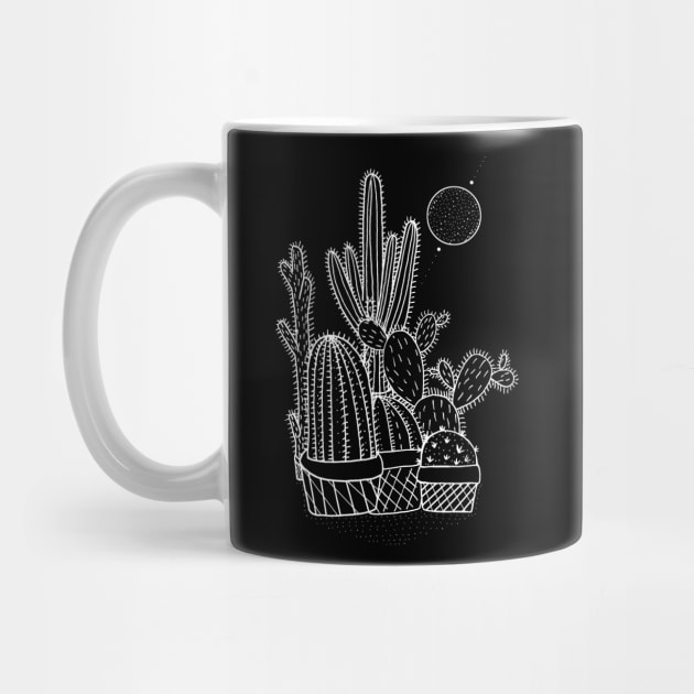 Cactus Plant pots by Swadeillustrations